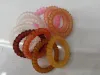 Transparent matte telephone line, high-elasticity hair tie, elegant hair accessory details Picture